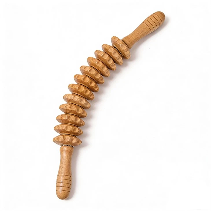 Curved Wooden Massage Roller factory